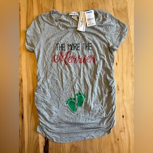 NWT Festive Medium Maternity T Shirt